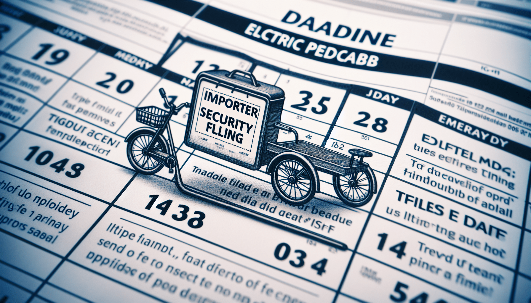 When To File ISF For Electric Pedicab