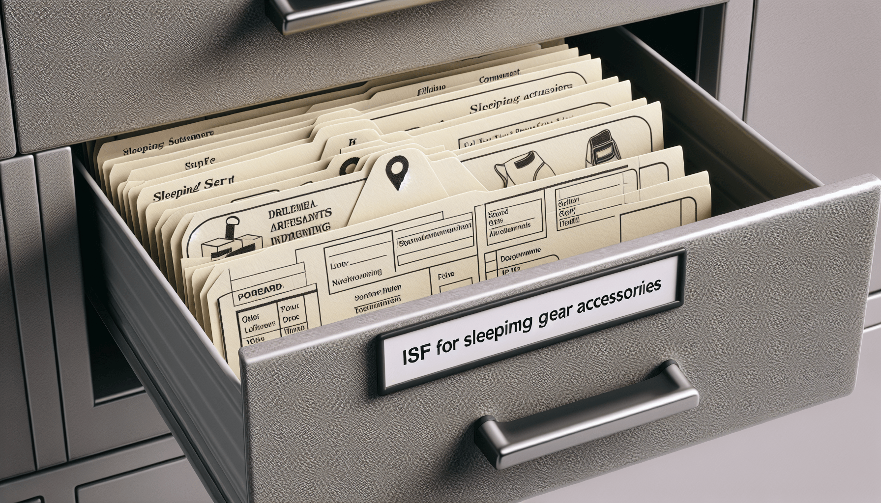 Where To File ISF For Sleeping Gear Accessories