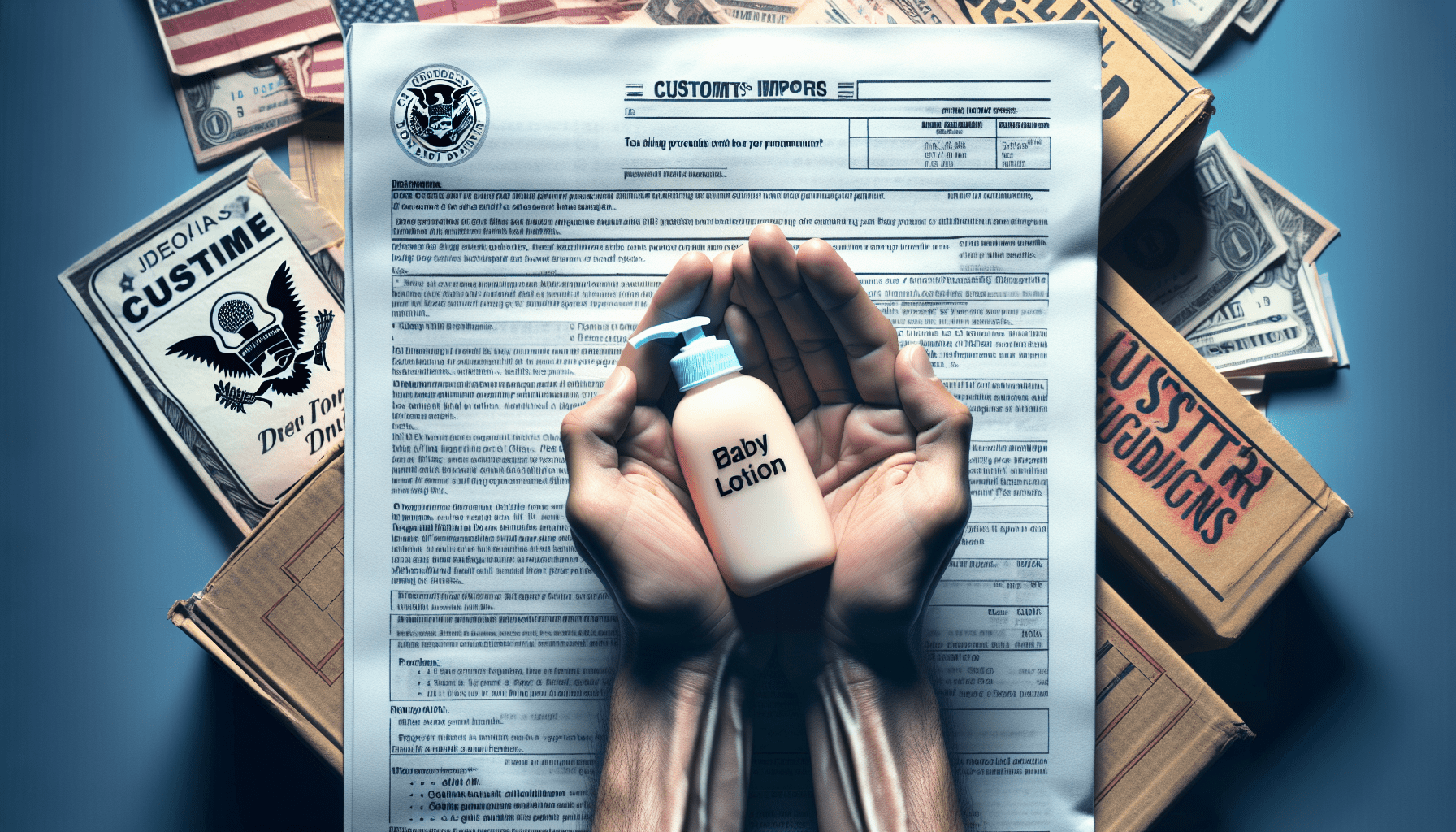 How can i avoid isf penalties for babys lotion cream
