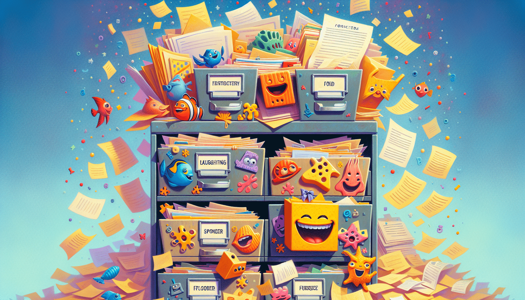 Where to file isf for cartoon characters
