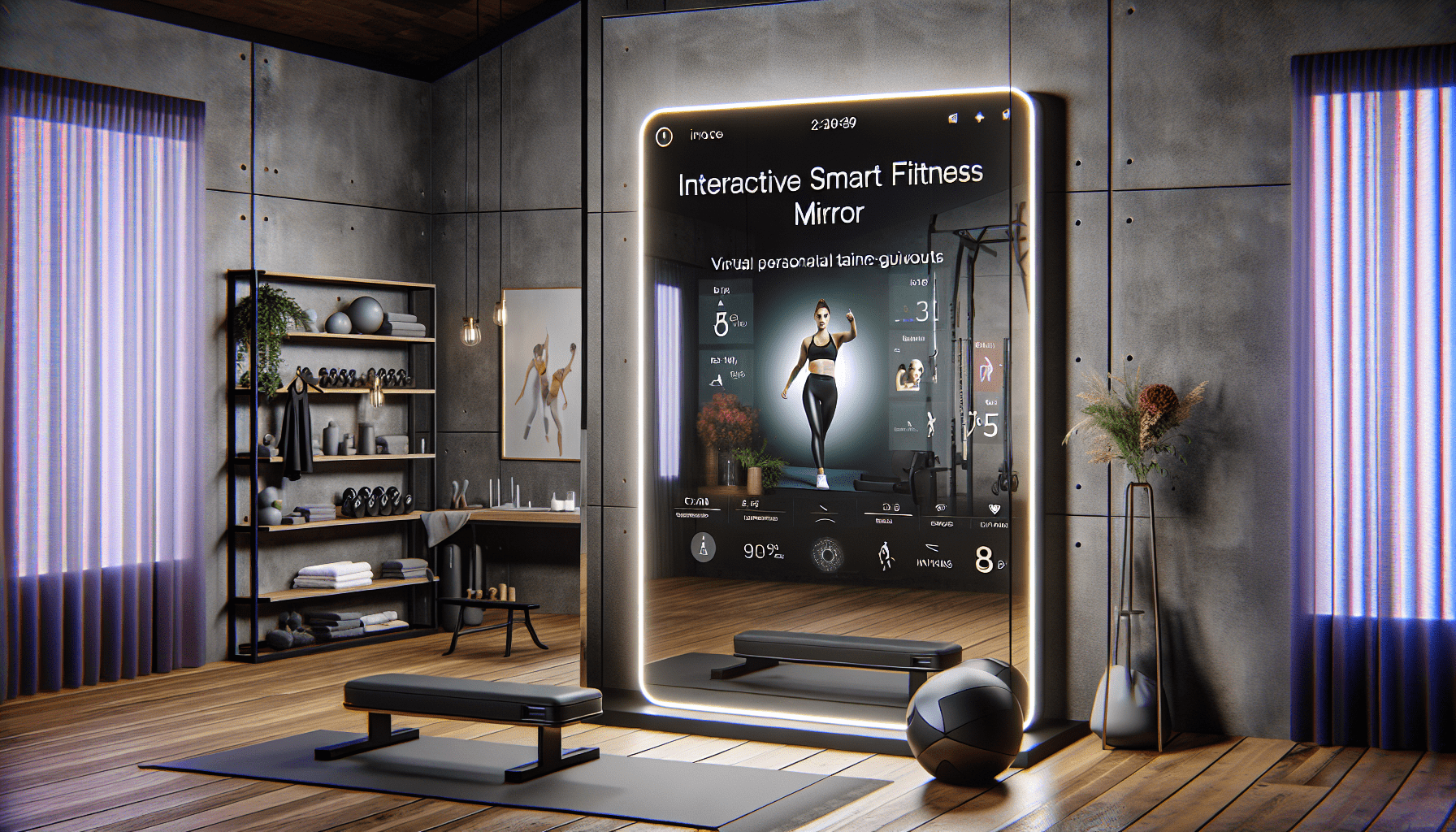 Who file isf for fitness mirrors
