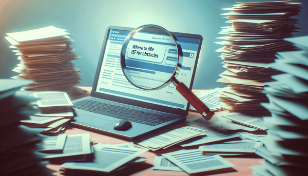 Where To File ISF For Obstacles